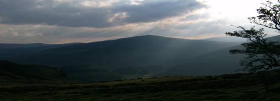Wicklow Mountains, valley close to Sally Gap